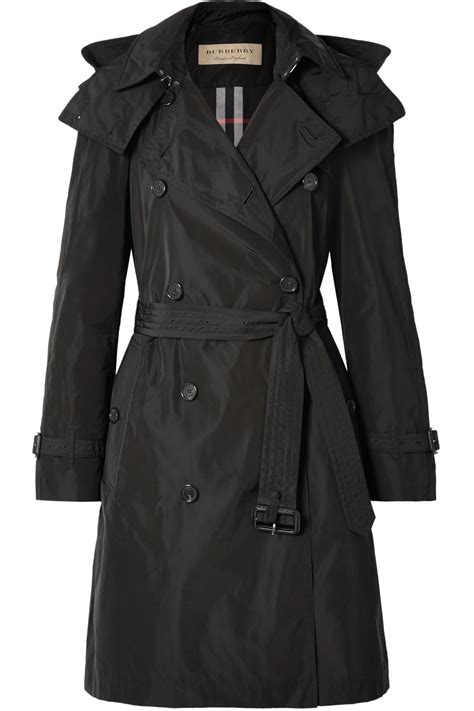 burberry women's amberford hooded shell trench coat|Burberry camden cashmere trench coat.